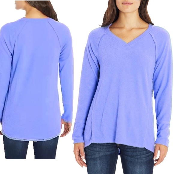 Wildfox Tops - NWT Wildfox $84 Wmns M Purple Orchid Waffle Top